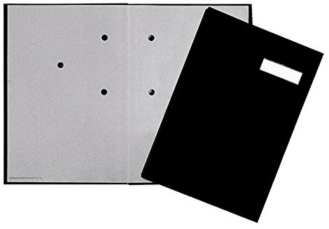 Pagna Teczka na dokumenty 5-częściowa z lnianą okładką, rozciągliwy grzbiet 24052-44