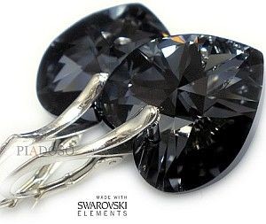 Swarovski Promocja Piękne Kolczyki Silver Night