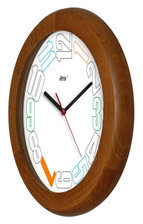 Atrix Zegar drewniany rondo leniwe godziny ATW301NT