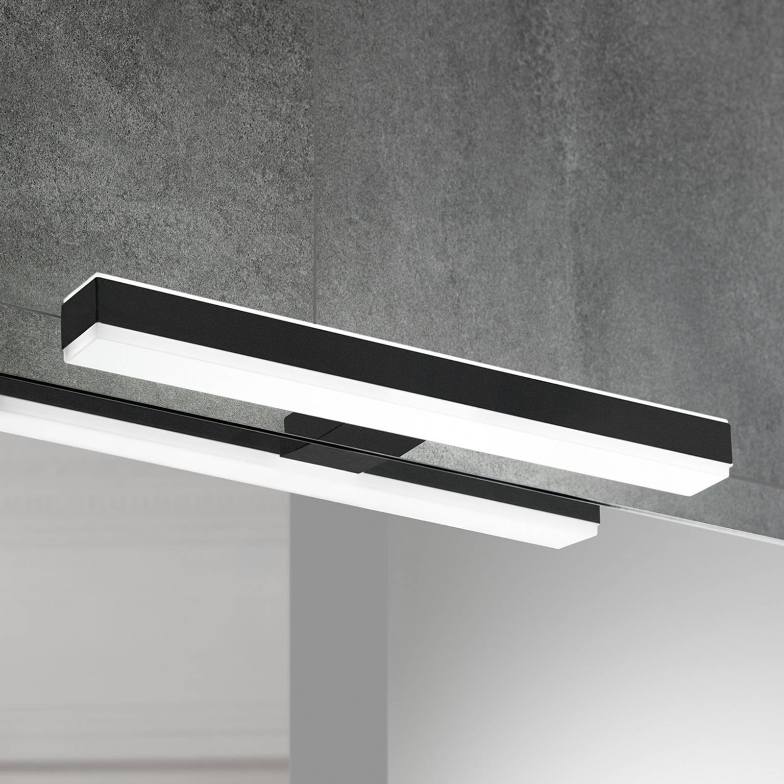EBIR Oświetlenie lustra LED Veronica, 30 cm, czarne