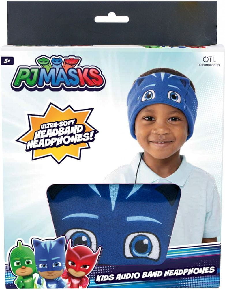 OTL opaska dziecięca ze słuchawkami PJ Masks! Catboy niebieskie