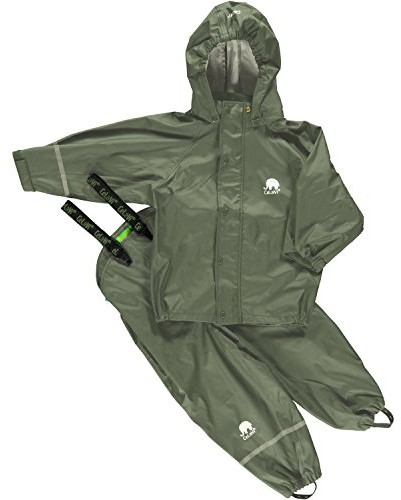 Suit Spodnie przeciwdeszczowe Celavi Rainwear Basic dla chłopców, kolor: zielony, rozmiar: 128 (130) 1145-988