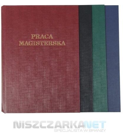 Opus O.HARD Cover classic Okładka twarda 304x212mm Praca Magisterska