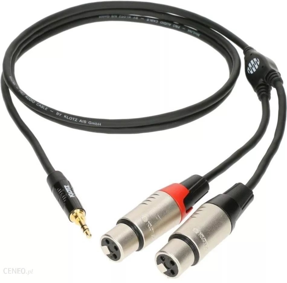 Klotz Klotz KY8-180 kabel mini jack stereo-2x XLR żeński