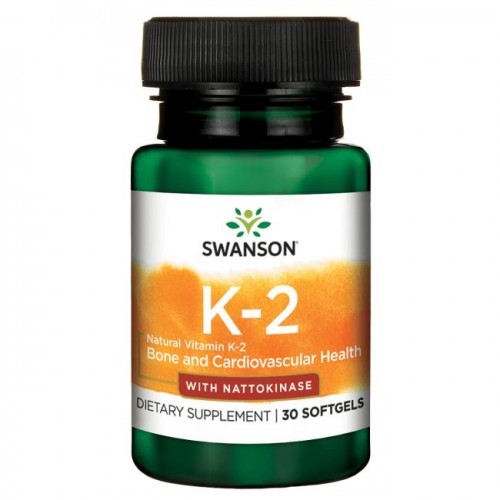 SWANSON Witamina K2 + Nattokinaza (30 kap 6BF5-5942D