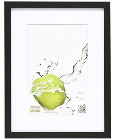 Deknudt 847196 rama drewniana, 30 x 40 cm, czarna S66KF2-P1-30.0X40.0