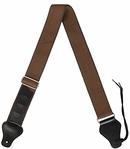 CASCHA CASCHA Pasek do gitary, pasek do noszenia gitary, regulowany do 158 cm, brązowy HH 2260