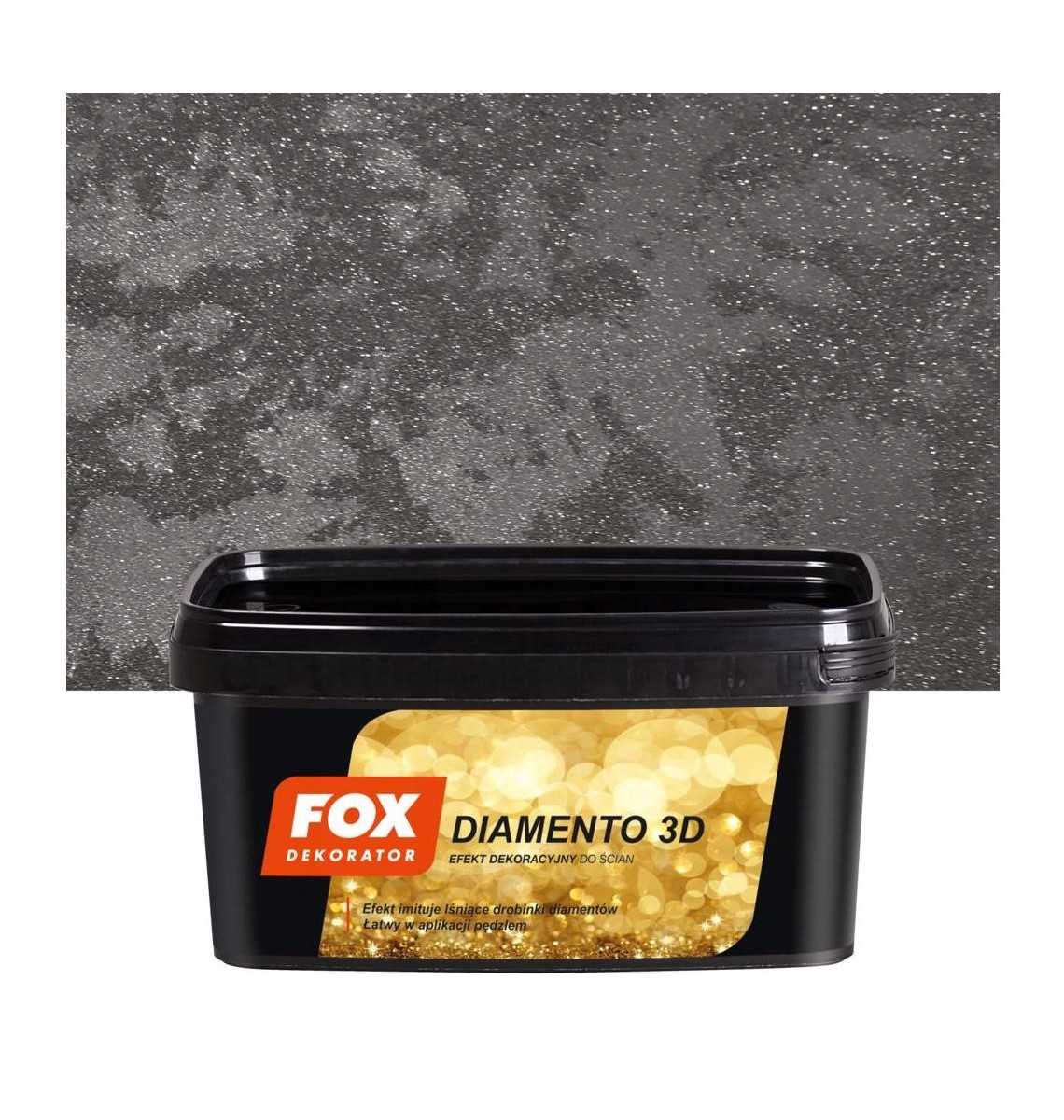 Fox Efekt dekoracyjny Diamento 3D 1 l Carbon Fox