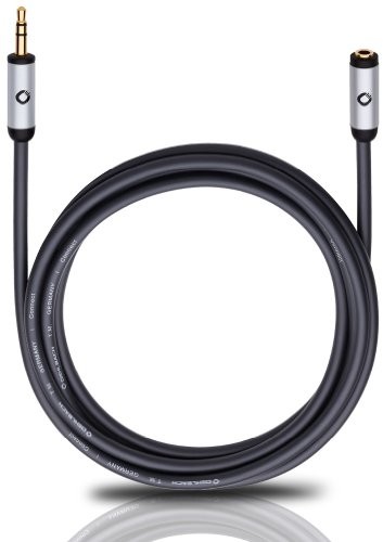 Oehlbach OEHLBACH i-Connect J-35 EX mobilnego wydłużeniem sygnału audio cable, 3,5 MM JACK, czarny 4003635600344