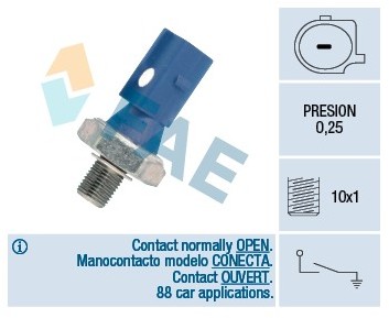 FAE Włącznik ciżnieniowy oleju 12870