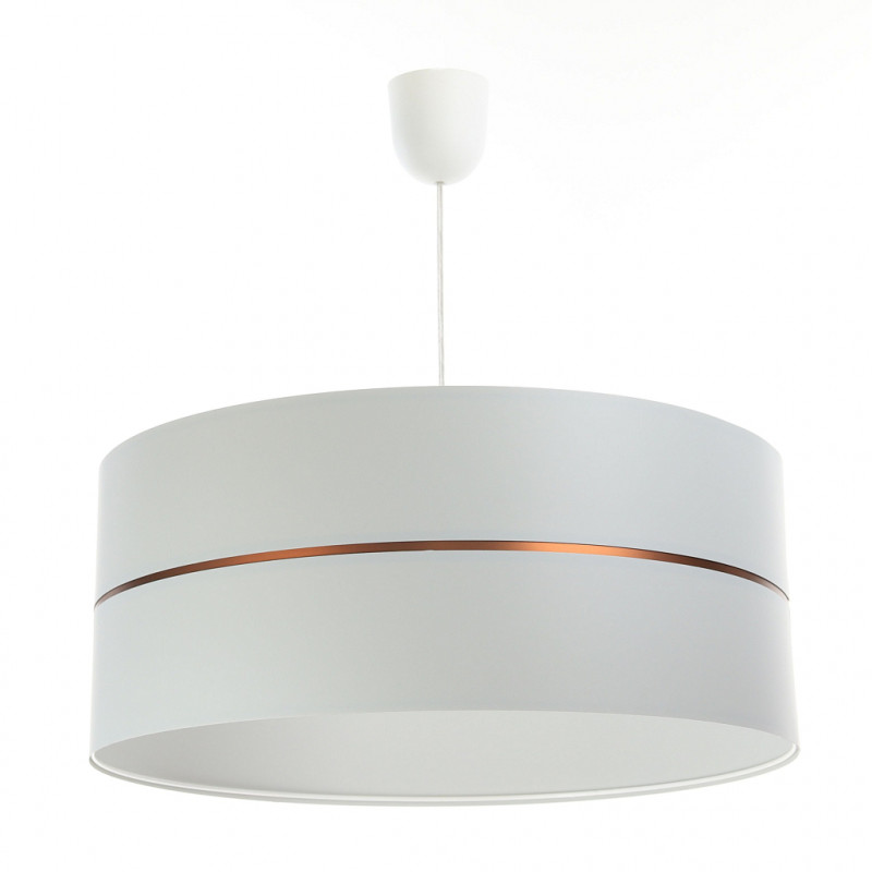 ImoLight Lampa wisząca Glamm biała 40cm 0P0-002-40cm