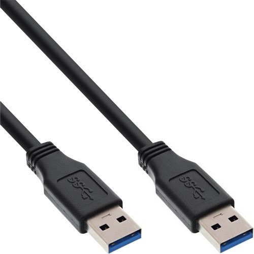 InLine Kabel USB USB 3.0 A/A 0.5m Czarny 35205