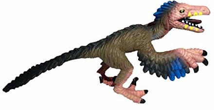 Bullyland 61312 figurka mini dinozaur welociraptor, ok. 4,5 cm, starannie ręcznie malowana figurka, bez PCW, wspaniały prezent dla chłopców i dziewczynek do fantazyjnej zabawy 61312