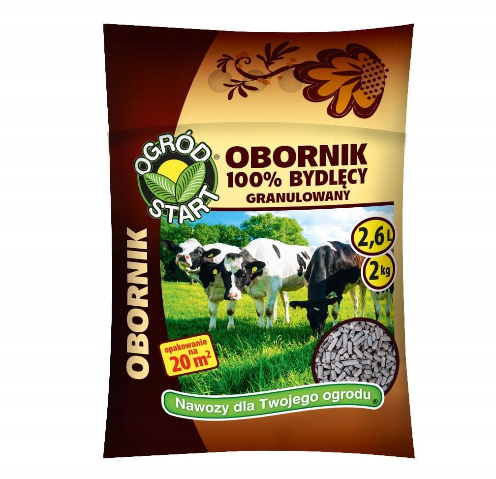Ogród Start Obornik bydlęcy 2 kg granulowany