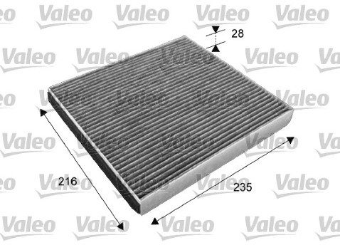 VALEO Filtr, wentylacja przestrzeni pasażerskiej 715641