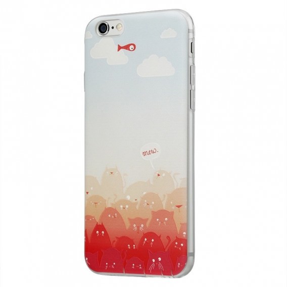 Benks Memo Series 3D TPU Apple iPhone 6/6s Plus Mololo Red BKS020MLR