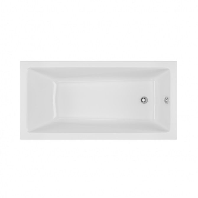 Actima Wave Slim Wanna prostokątna 129,5x70 cm biała WAEX.WAV13WHS