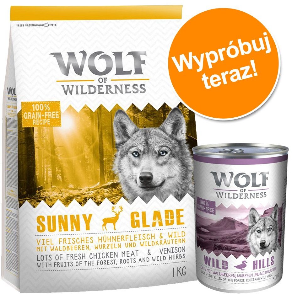 Wolf Of Wilderness 12 X 400 G - Green Fields - Jagnięcina