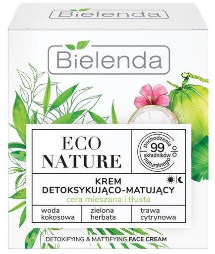 Bielenda Eco Nature Krem detoksykujący 50ml Woda k