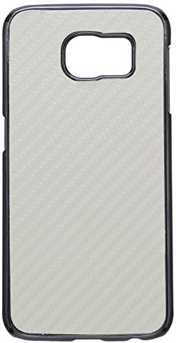 LD Case LD A000107 etui ochronne o wyglądzie karbonu do Samsung Galaxy S6 G920, białe A000107
