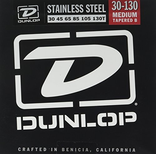 Dunlop DL STR DBS 030/130T Stainless Steel 6 String Medium 030  130  Taper Wound 38440303011