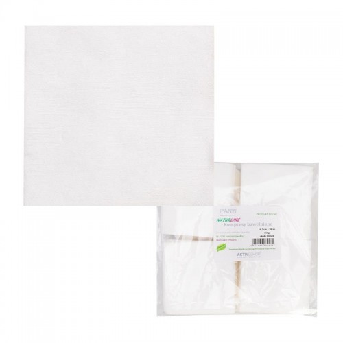 ACTIVESHOP KOMPRESY BAWEŁNIANE NATURLINE 150G 16,5cm x18cm 140781 [16421974]