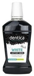 Dentica Dentica, Black White Aktywny Węgiel, płyn do higieny jamy ustnej, 500 ml