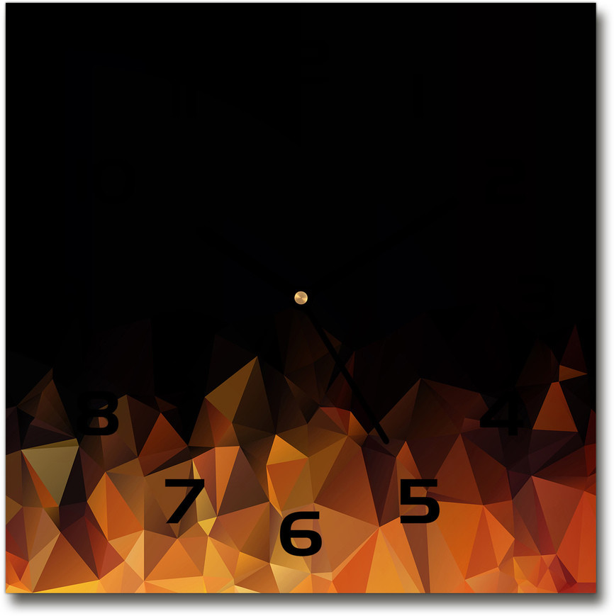 Wallmuralia.pl Zegar szklany kwadratowy Abstrakcja