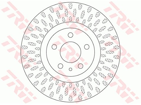 TRW Tarcza hamulcowa DF6522