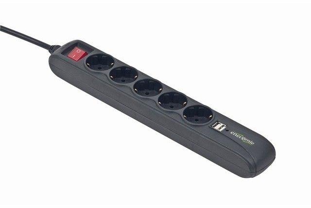 Red Listwa zasilająca 5 gniazd +porty Usb do ładow