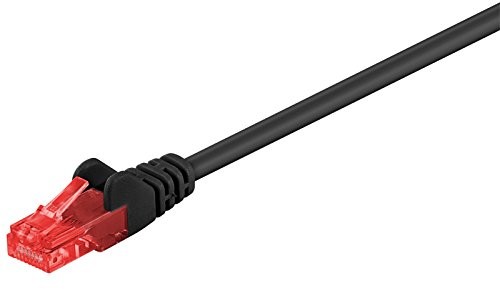 Goobay siatka kabel sieciowy (2 X RJ45, Cat6 UTP 10 m) Czarny 4040849686788