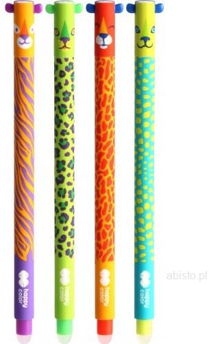 HAPPY COLOR Długopis wymazywalny Wild  0,5 Happy Color niebieski