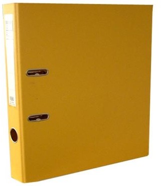 Elba Rado Plast segregator, format A4, z PCW, żółty 100022620