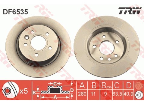 TRW KFZ Ausruestung GmbH) KFZ Ausruestung GmbH) DF6535 DF6535