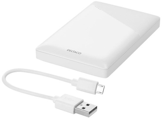 DELTACO Power bank 5000mAh.2xUSB-A.Micro USB.sfty features Powerbank - PB-A1000