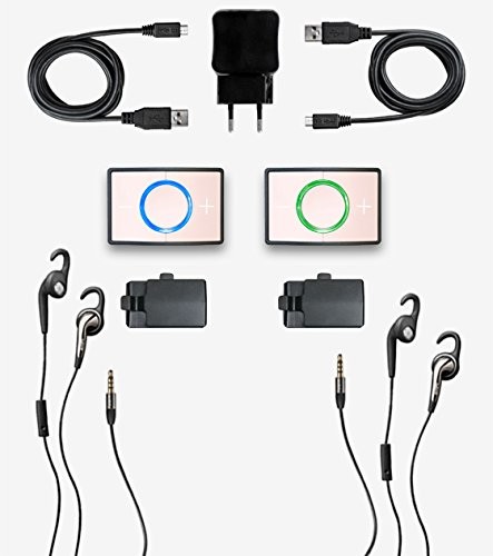 Ceecoach Ceecoach Kit Duo Bluetooth komunikacja i interkom, do sportów jeździeckich, sportów zimowych, różowy, jeden rozmiar 100-0204EU