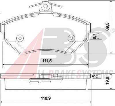 A.B.S. ALL BRAKE SYSTEMS BV.) ALL BRAKE SYSTEMS BV.) 37010 37010