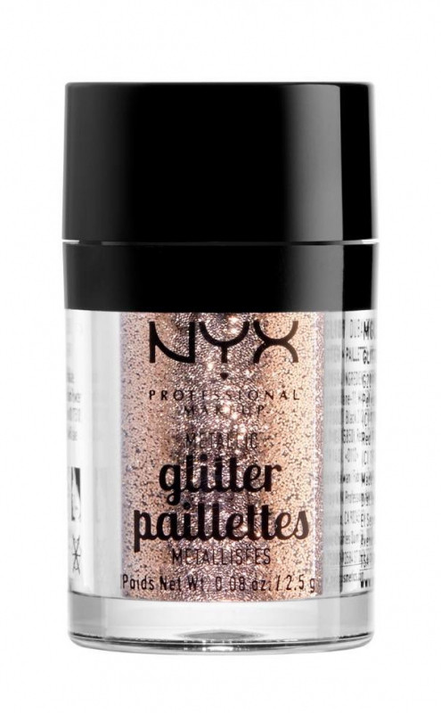 NYX Professional Makeup Professional Makeup - Metallic Glitter Paillettes - Brokat do twarzy i ciała - 04 GOLDSTONE