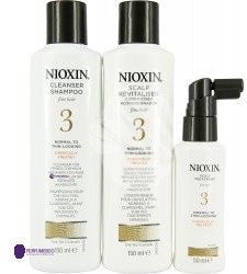 Nioxin SET Hair System Kit 3 szampon 150ml + odżywka 150ml + kuracja 50ml