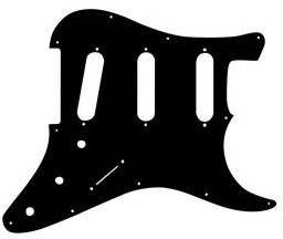 Guitar Tech Styl  gt576 uderzenie gra dla ST-gitara Czarny GT576