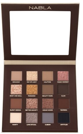 NABLA Side By Side Nude Palette - Paleta cieni do powiek
