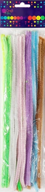 DP CRAFT Druciki kreatywne pastel 30 cm 25 szt