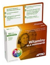 Synoptis PHARMA Witaminy dla seniorów APTEO 30 tabletek Wysyłka kurierem tylko 10,99 zł