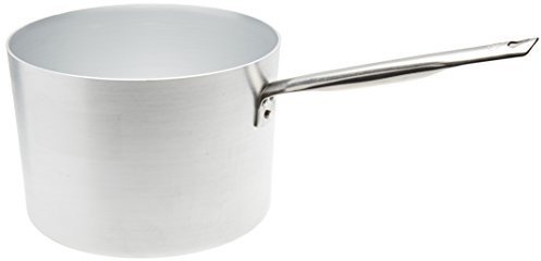 Pentole Agnelli Linia pentole agnelli aluminium 3 MM bardzo duszonych garnków z uchwytem 1, srebrny/czarny, 26 cm ALMA105B26