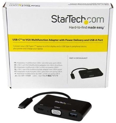 StarTech Kabel USB USB-C TO VGA ADAPTER WITH PD CDP2VGAUACP