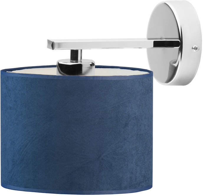 LYSNE Lampka na ścianę z abażurem LUANDA VELVET 88908V/3