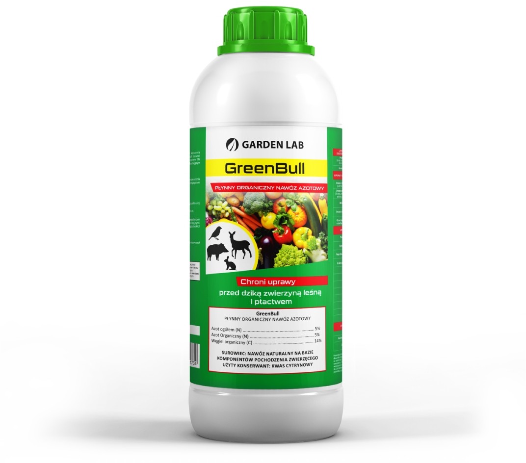 Garden Lab GreenBull środek odstraszający dziki i zwierzynę leśną w płynie 1L.