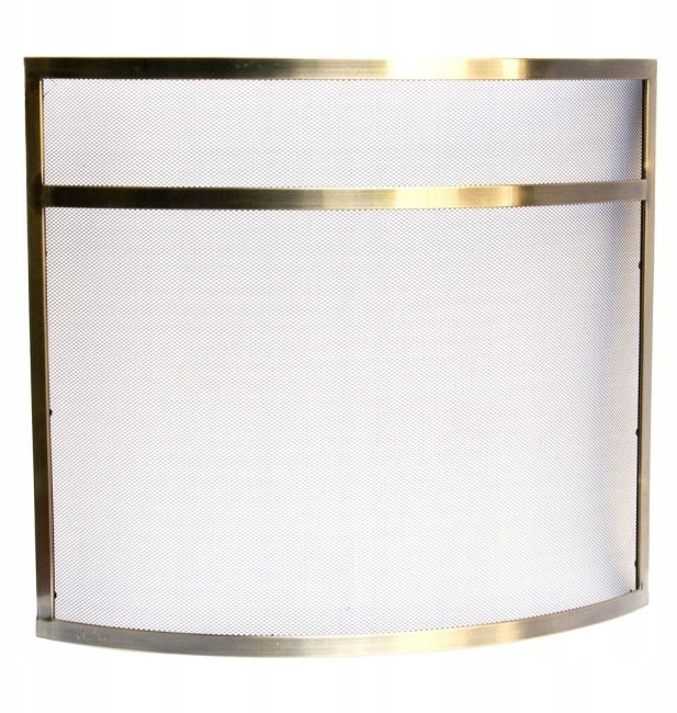 Parawan kominkowy 1-częściowy patyna