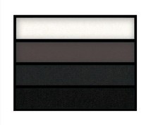 Pupa VAMP! PALETA CIENI 4 - NR 001 SMOKY BLACK