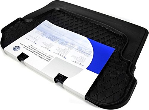 Volkswagen Oryginalne VW Touran wycieraczki dywaniki 2-częściowy z tyłu para Premium gumowa CZARNA 1t0061512 82 V 1T006151282V